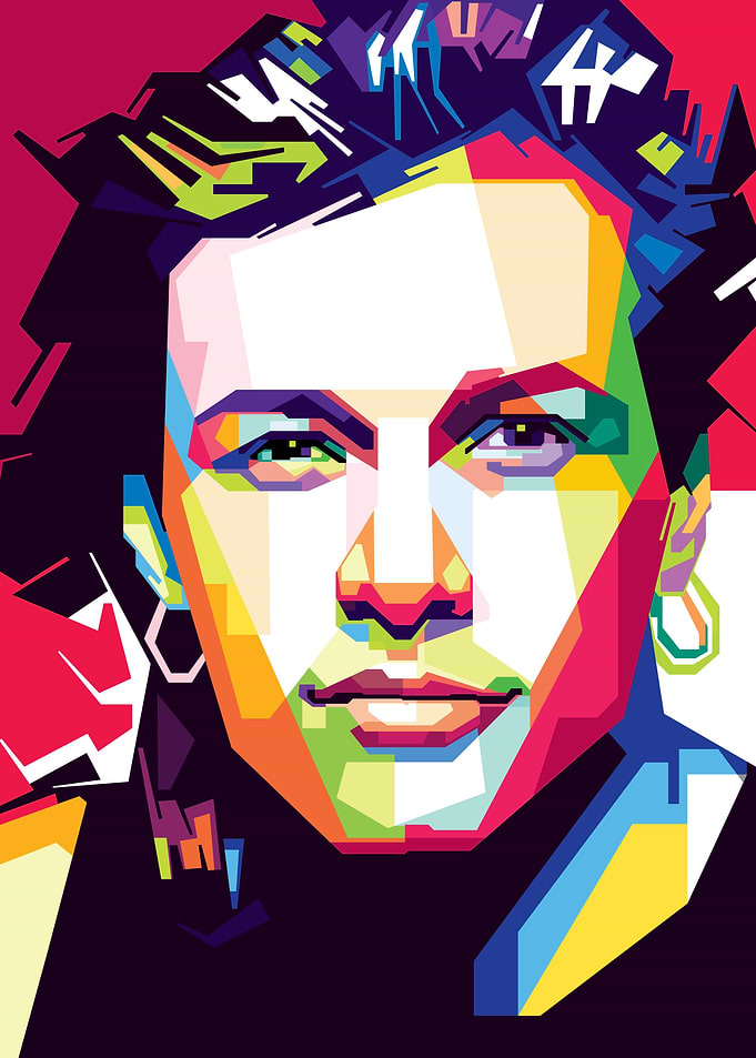 Jon Bonjovi in wpap style