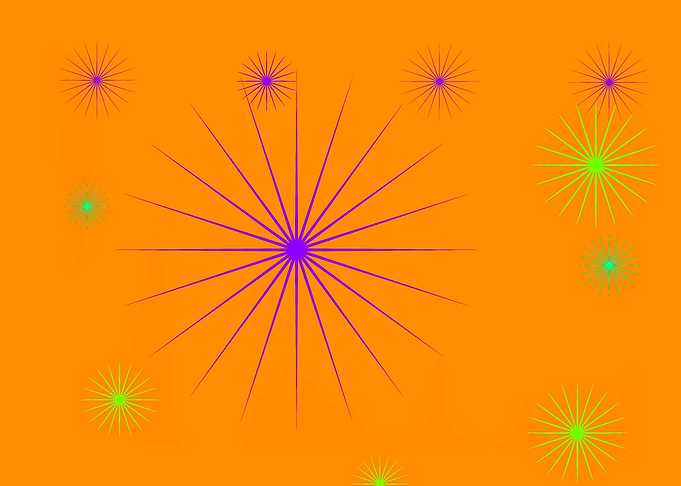 Purple Fireworks