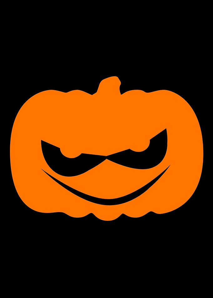 Evil Halloween Pumpkin
