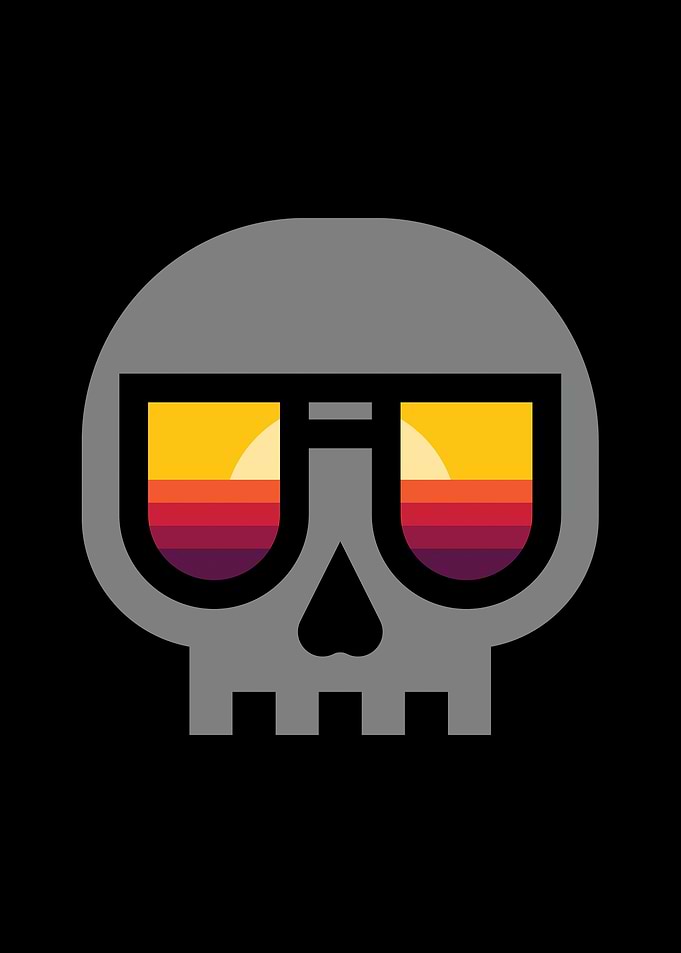 Sunset Skull