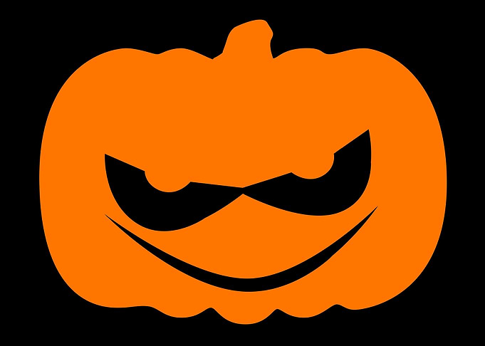 Evil Halloween Pumpkin