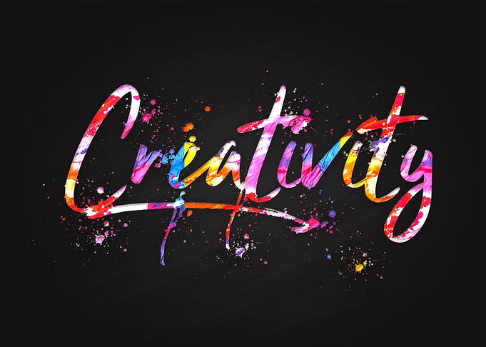 creativity text art