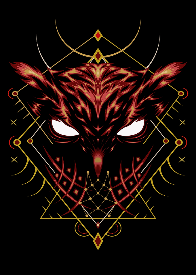 Vector fire owl