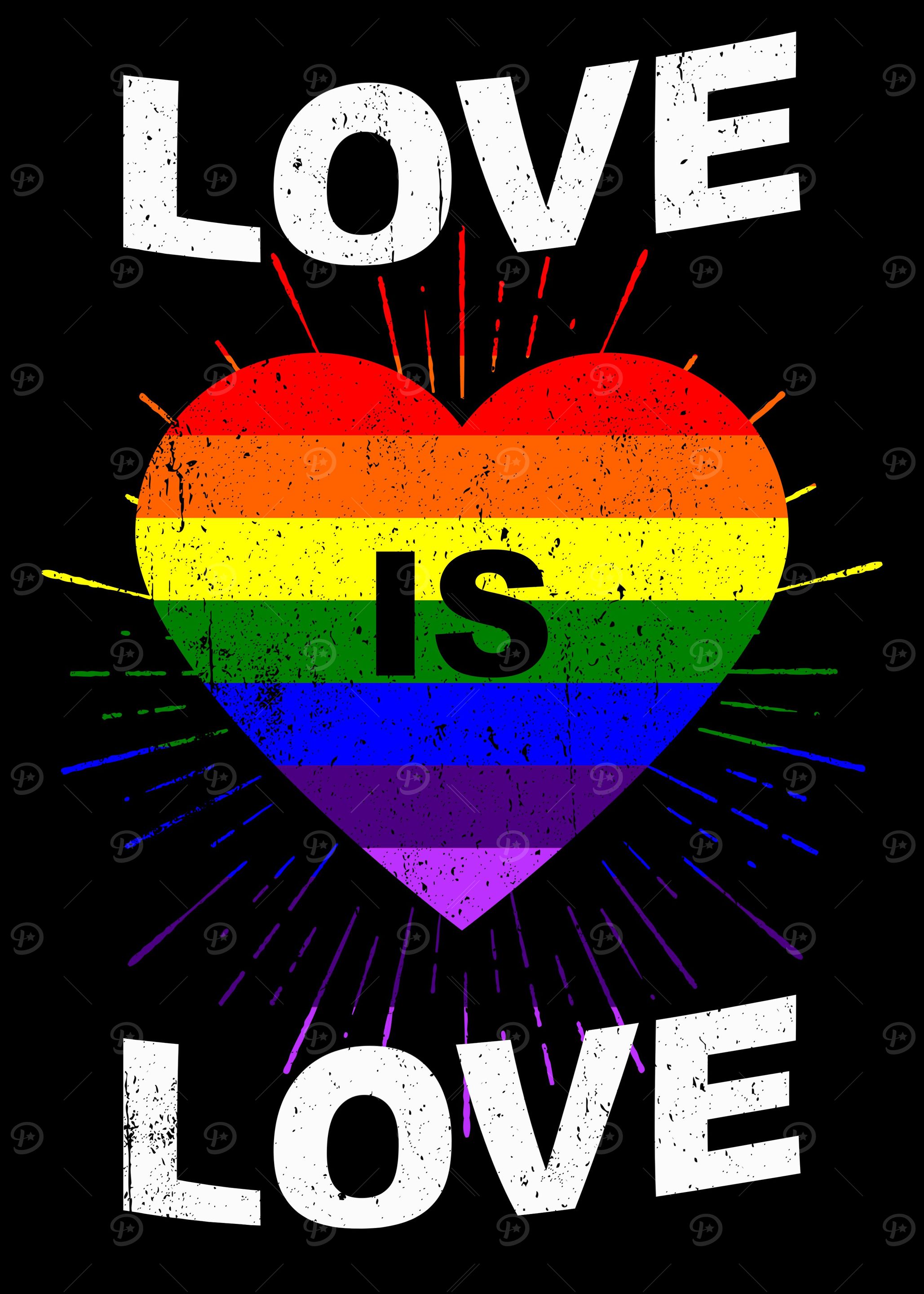 LOVE IS LOVE LGBT
