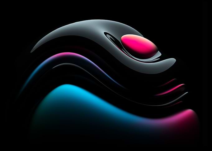 3d abstract flower