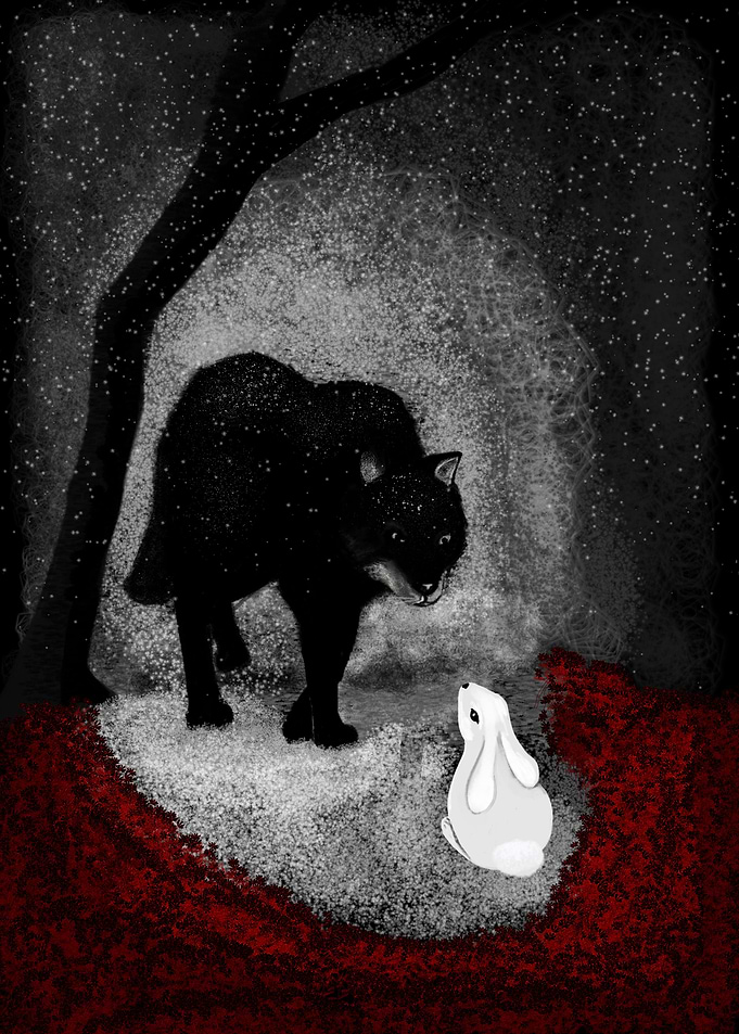 Wolf meeting Bunny