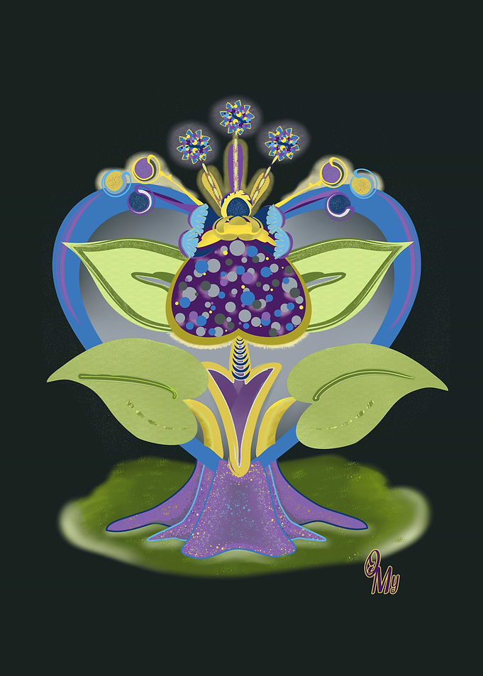 Berry Crown Flower
