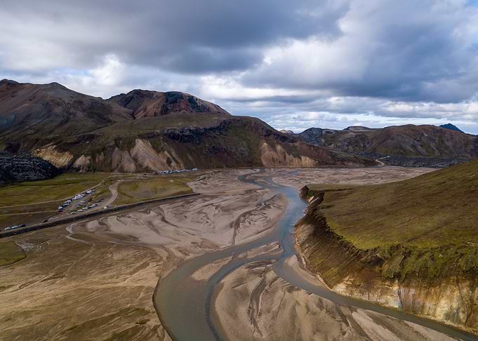 River from the air