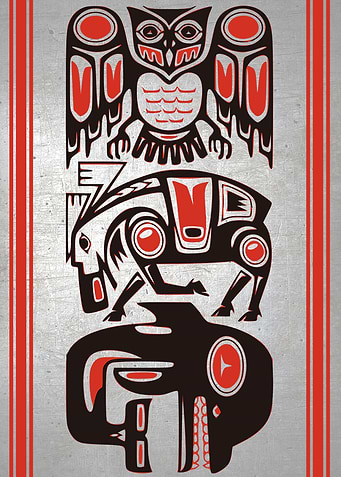 Haida Native Art Totem