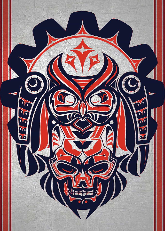 Haida Native Art Owl Mask