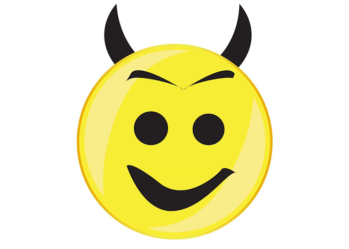 Devil Horns Smile