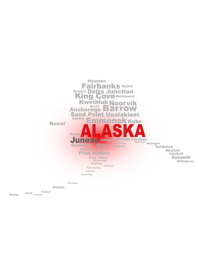 Alaska State Word Cloud