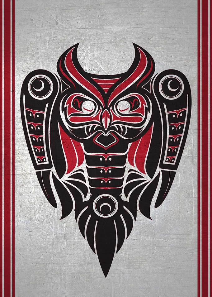 Haida Native Art Owl