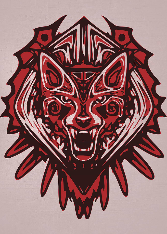 Haida Native Fox