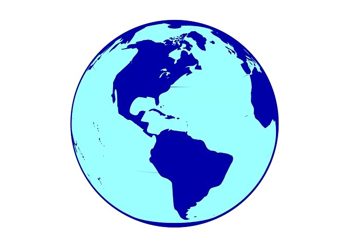 The Americas Globe