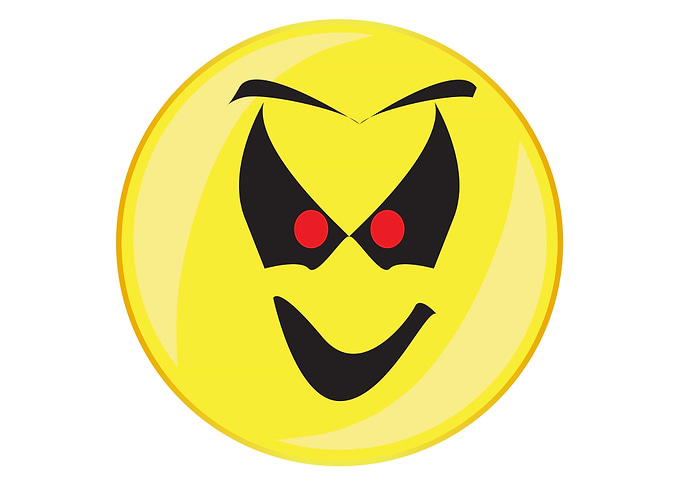 Ghost Smile Face