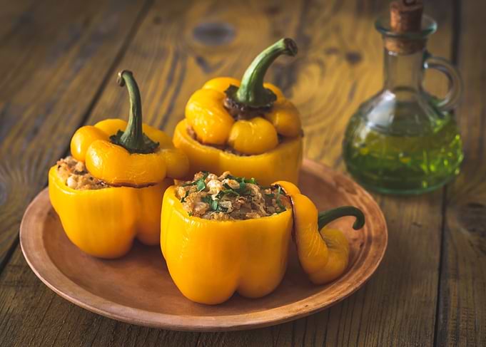 Stuffed bell peppers
