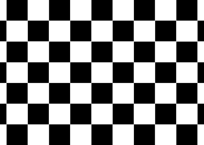 Black And White Chequered