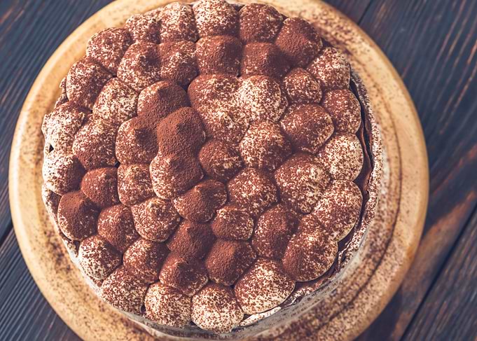 Tiramisu crepe cake