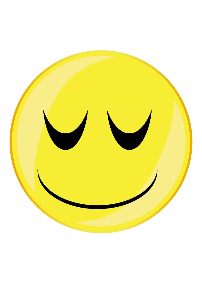 Sleepy Smile Face
