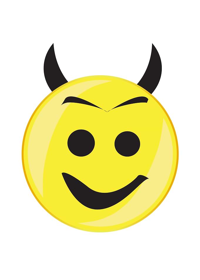 Devil Horns Smile