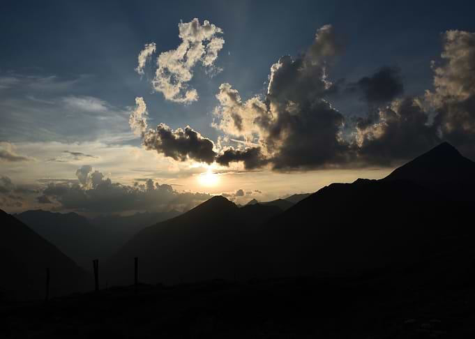 Sunset Alps