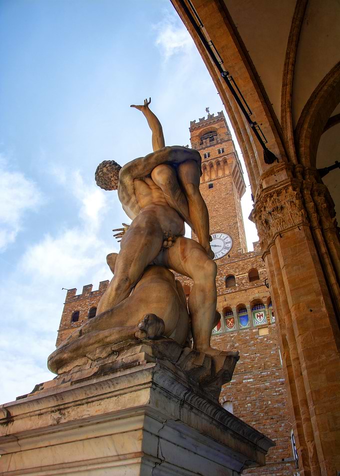 sculptures florence
