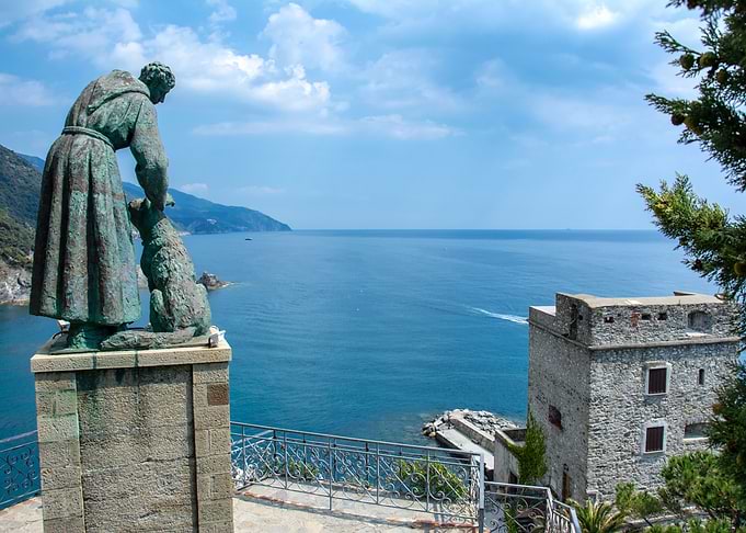 view to coastline