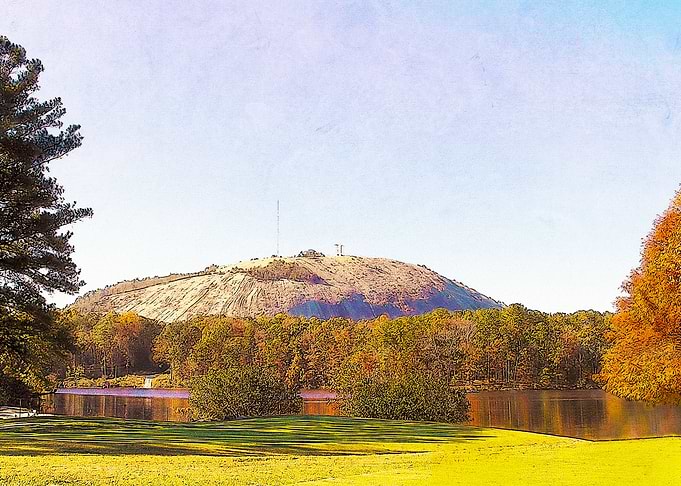 Autumn in Stone Mountain