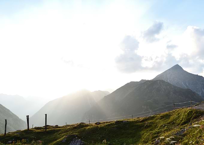 Early Sunset Mountain