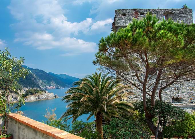 view to coastline