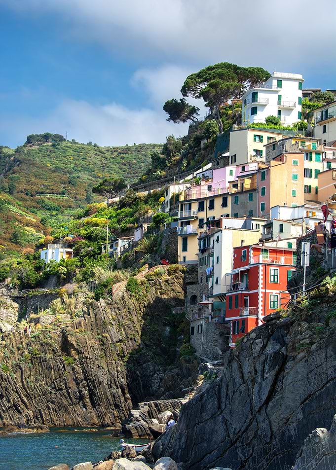 steep coastline