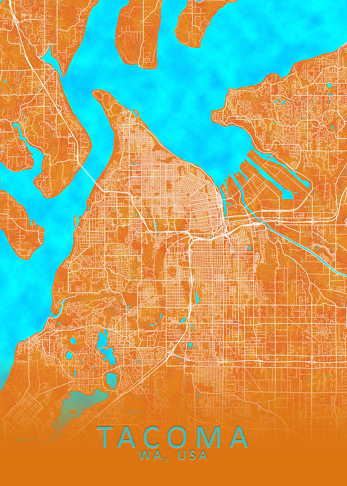 Tacoma WA USA Blue Whi