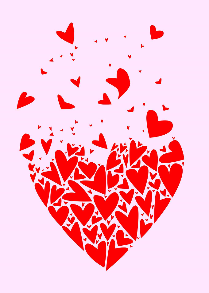 Flyaway Love Hearts