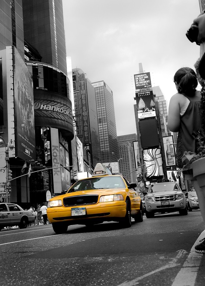 Shining Taxi Cab