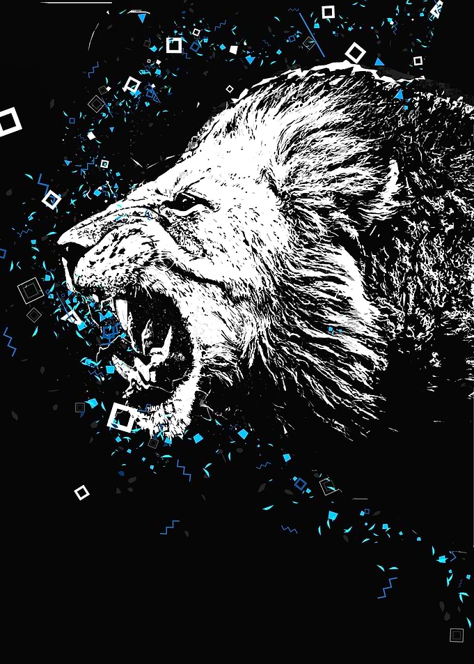 The Lion Splatter