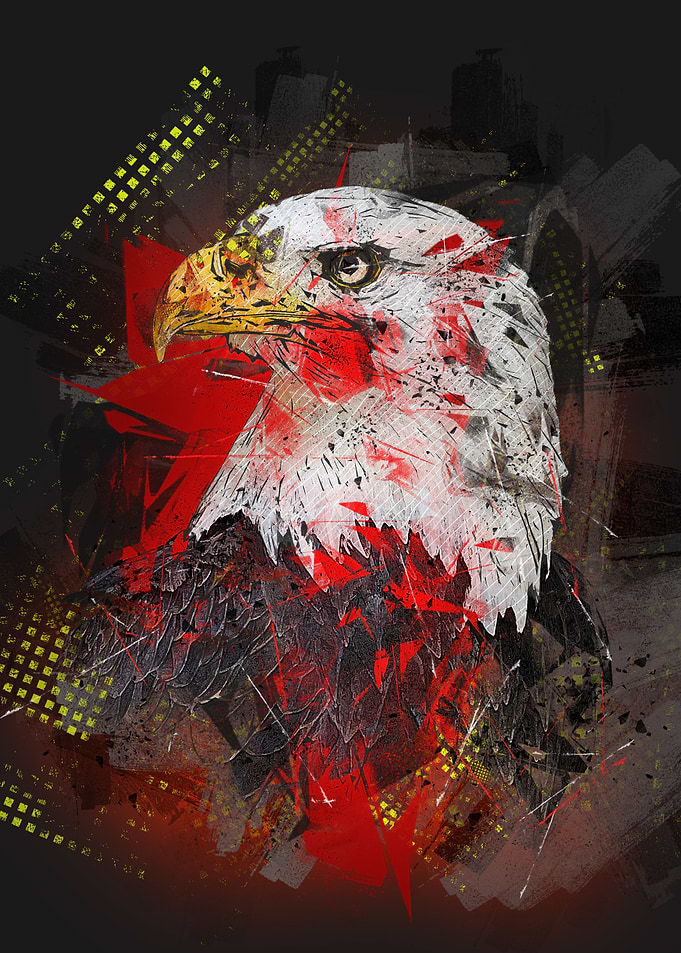 Absract Spirit of Eagle