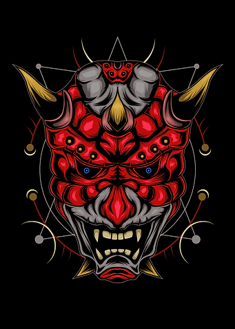 devil head illustration