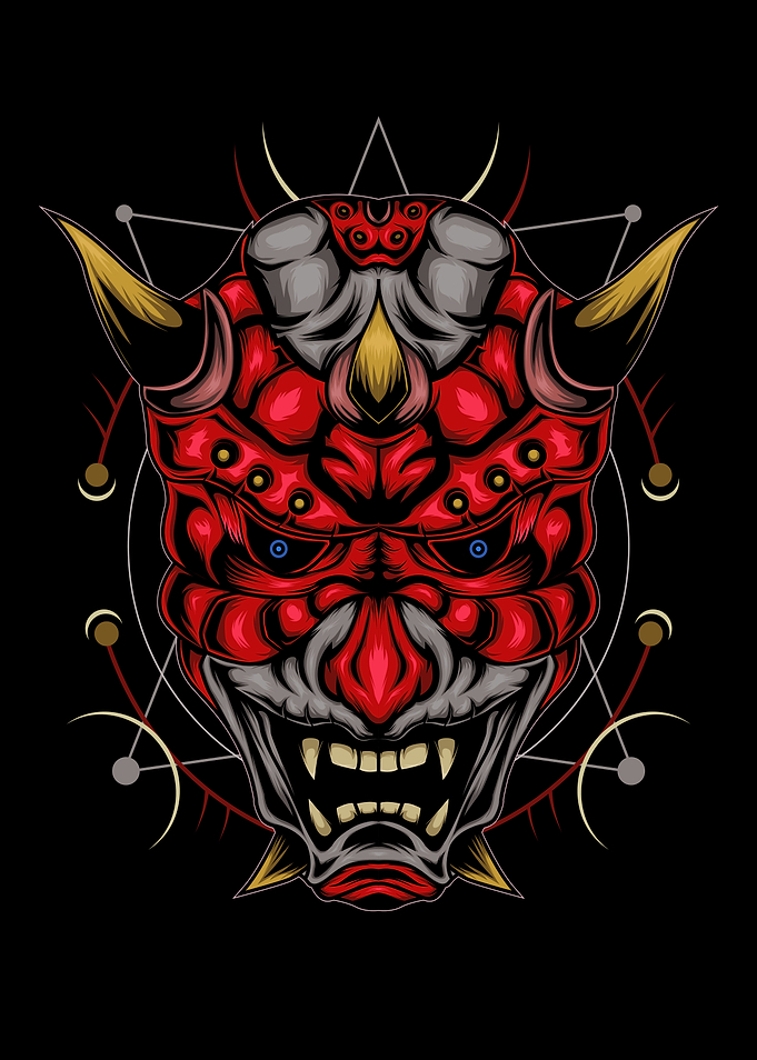 devil head illustration