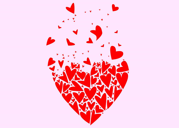 Flyaway Love Hearts
