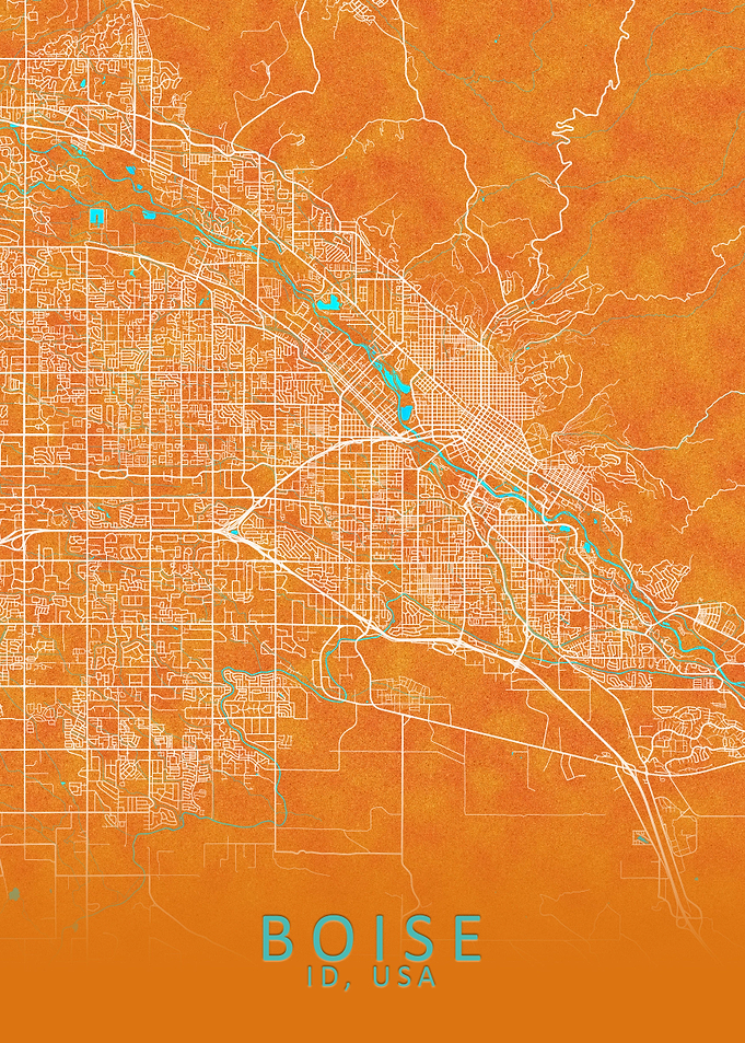 Boise ID USA City Map
