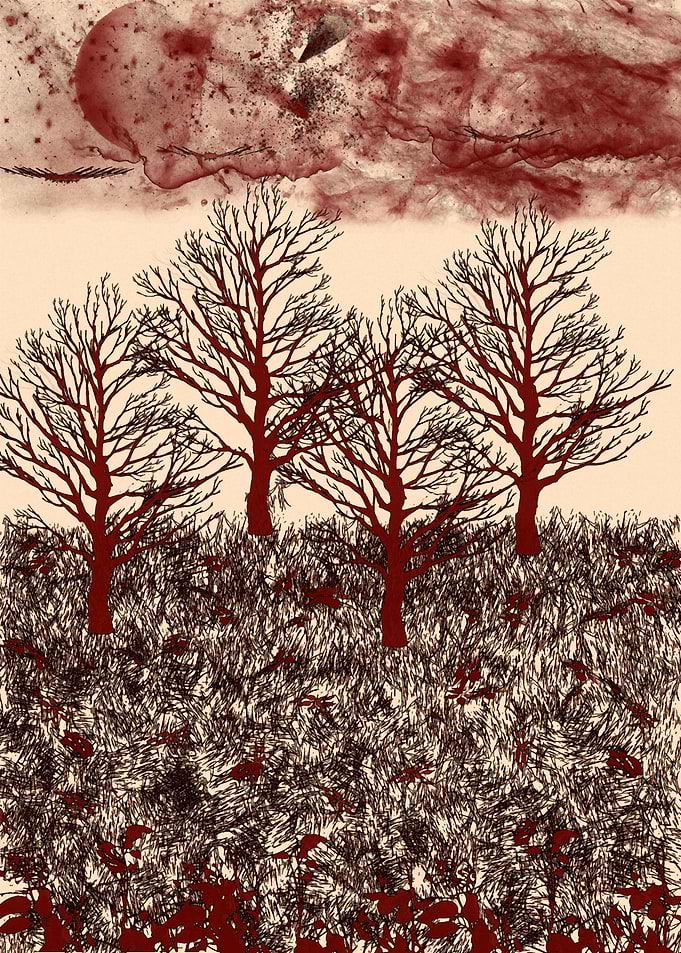 Nature burned