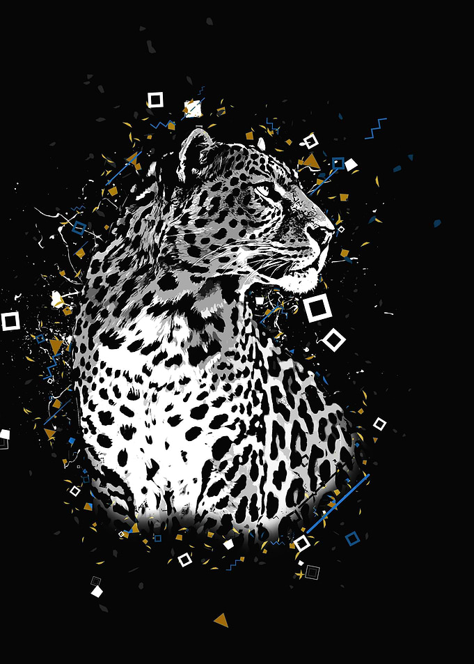 Cheetah Splatter