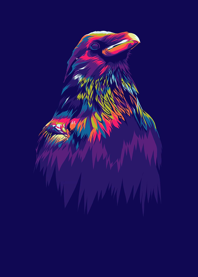 Crow in popart