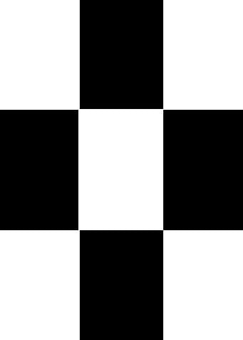 5 White rectangles