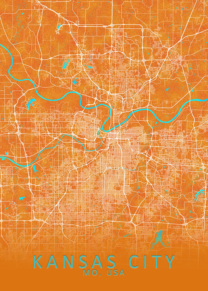 Kansas City MO USA Map