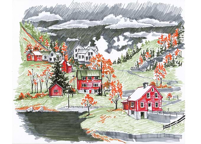 Scandinavian hills