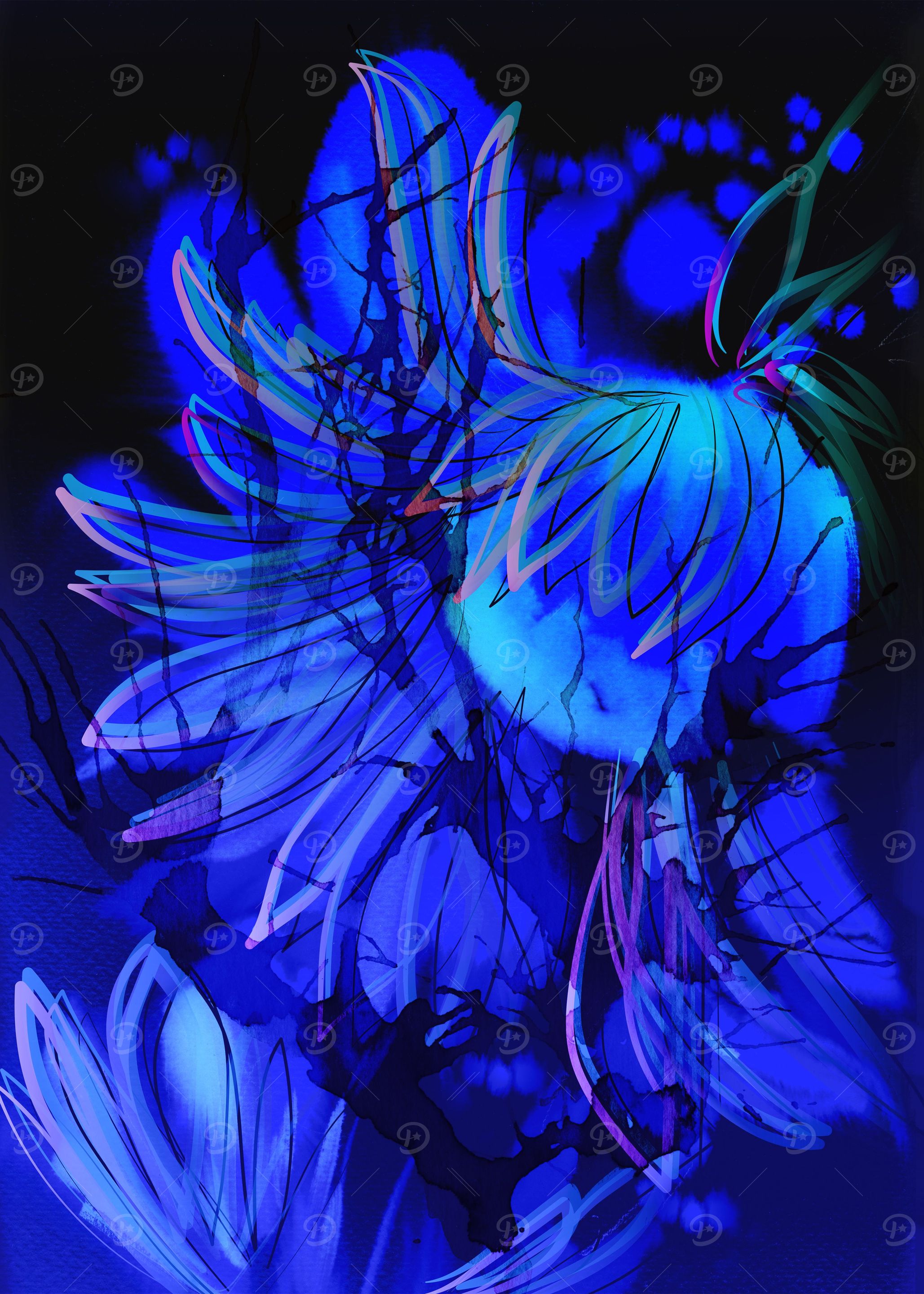 Dark night flowers