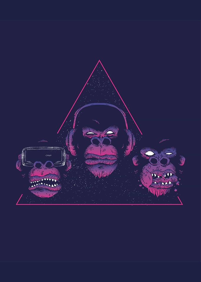 Gorilla heads