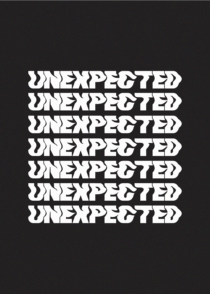 UNEXPECTED Typeface Wave